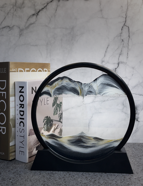 Frame with books